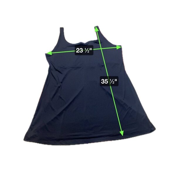 Columbia NWT Navy Blue UPF 50 Sleeveless Scoop Neck Dress Omni Freeze Sz 3X - Picture 7 of 8